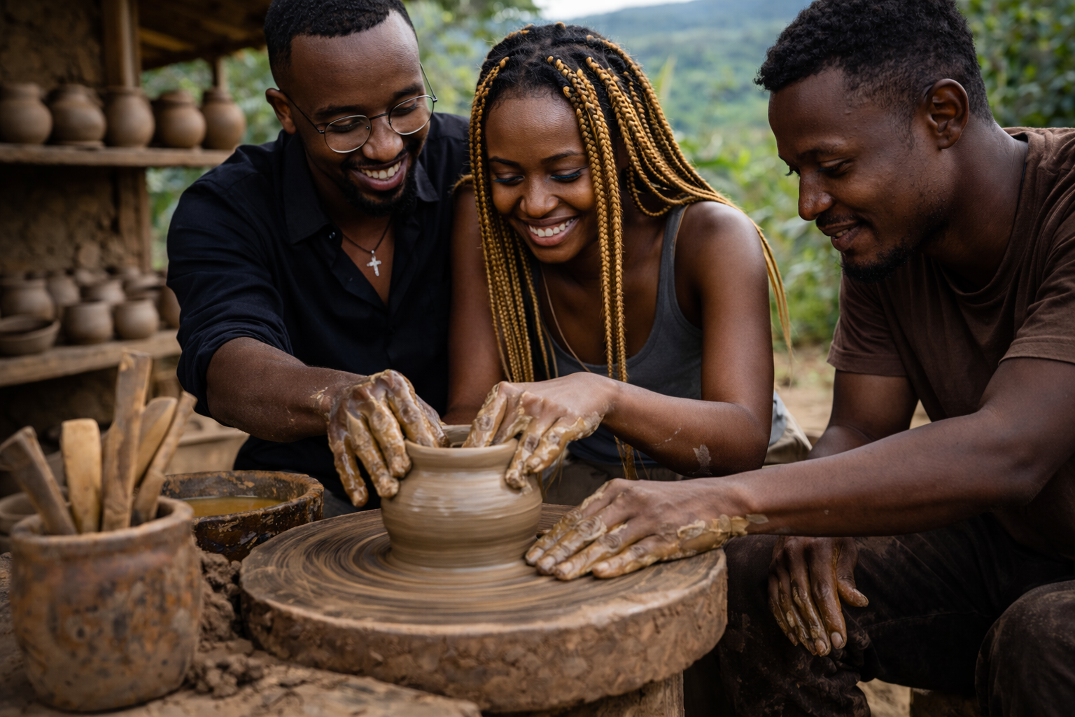 Pottery & Clay Sculpting with Village Artisans